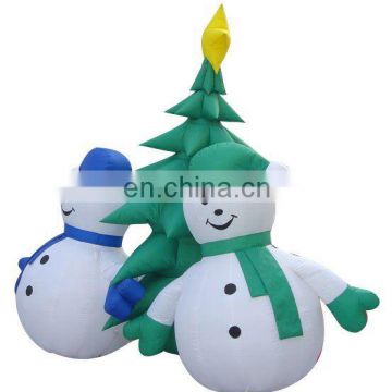 inflatable Father Christmas (snowman)