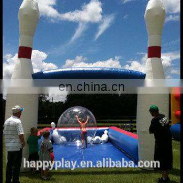 Customized bowling game,inflatable bowling,human bowling for sale