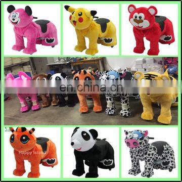 HI Lovely happy coin operated kids animal rides on animal