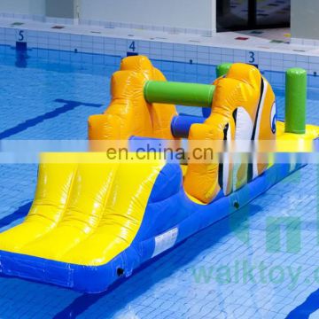 HI hola gold fish inflatable floating water park on swimming pool