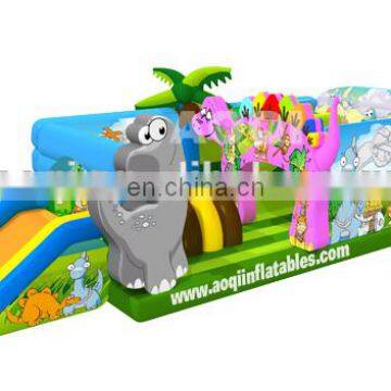 2015 new design most polular good selling best dino inflatable combo