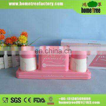 Hot sale plastic brush cup set