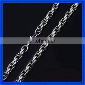 china factory cheap stainless steel curb chain necklace	TPBCN024