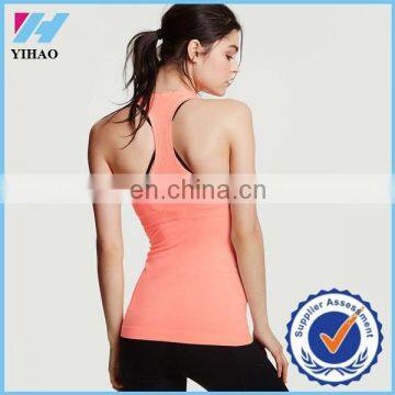 Yihao Woman Fitness Yoga Tank Top sports vest Sexy Gym Fitness custom fitness dri fit tank tops women yoga clothing