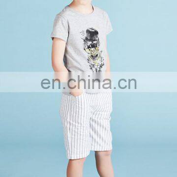 T-BT001 Fashion Short Sleeve New Design Printed Boys T Shirt photo-2