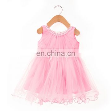 Adorable girls wear Party Dress Pink colour for baby