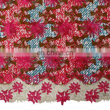 2016 Most Pupular Wax With Guipure Fabric for Women photo-2
