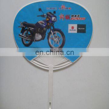 Plastic eco friendly adveritsing pp hand fan for sale