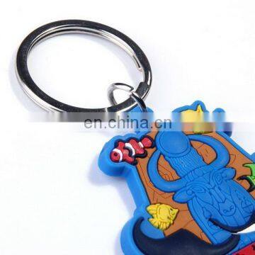 Cute Nice Promotional Car Shape Silicone Keyring With Logo Keychains photo-2