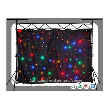 RGBW star curtain led sky star cloth stage backdrop with DMX