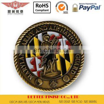 Wholesale high quality gold plated coins