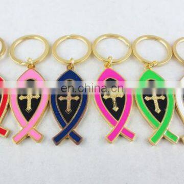 Wholesale Metal Cross Keychain, Jesus Religious Keychain, Promotional Gift Keychain photo-5