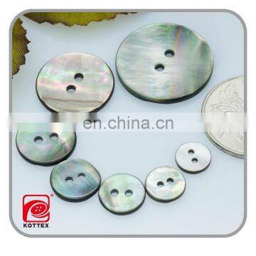Fancy High Quality Factory Shinny Real Grey Black Shell Button For Shirt, Dresses photo-4
