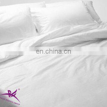 TC50/50 hotel white Percale bed sheet flat sheet factory/bed sheet