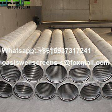 Stainless Steel AISI304L Wire Wrapped Screens for Water Well Drilling