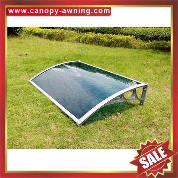 American Hot Sale House Door Window Diy pc Polycarbonate Awning Canopy Shelter Canopies Awnings Cover Shield With Cast Aluminum Bracket