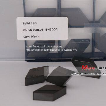 CBN Tools Braed CBN Inserts For Machining Gray Cast Iron Brake Disc With Positioning Hole photo-3