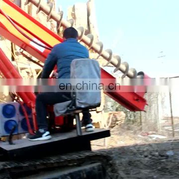 Engineering construction ground crawler screw hydraulic static pile driver