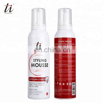 Hot-Selling Aerosol Styling Spray Mousse, "Ti" Professional Hair Curl Mousse for Home, Salon Nutritive Hair Styling Mousse photo-6
