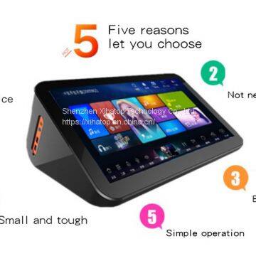 China Karaokee Mini Home Ktv Song Karaoke System Professional 15.6 Inch Portable Hard Disk Karaoke On Demand Player photo-3