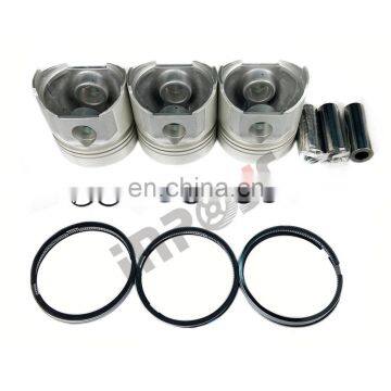 In Stock Inpost  New STD Piston 85 mm ( Clip & Pin) + Ring for Kubota D1402 3 Cyl Engine 3 set