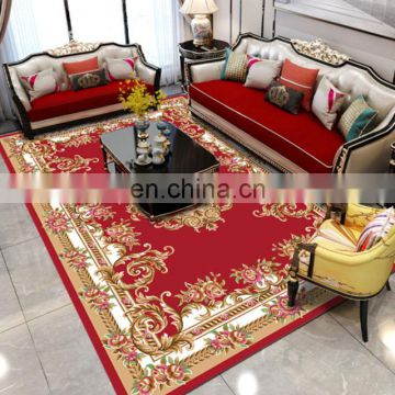 Household modern digital printed thick tapis de priere padded prayer carpet