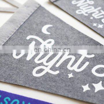 Felt Banner Hanging Pennant Flag With Customized Logos photo-6