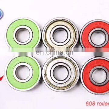 Bachi ODM/OEM ABEC-7 ABEC-9 ABEC-11Low Noise Deep Groove Ball Bearing Carbon Steel 608 Bearing Skateboard Bearings