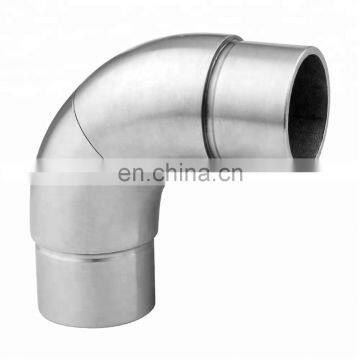 Wholesale adjustable connector stainless steel handrail pipe elbow