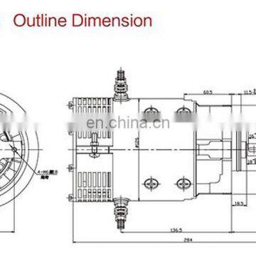 Гидравлический двигатель мощностью 1 кВт, 24 В постоянного тока photo-4