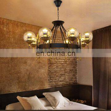 Винтажный промышленный ретро-коммерческий люстра photo-4