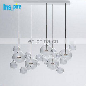 Modern Clear Glass Bubble Lamp Chandelier For Home Decor Fixture Clear Glass Ball Pendant Lamp photo-7