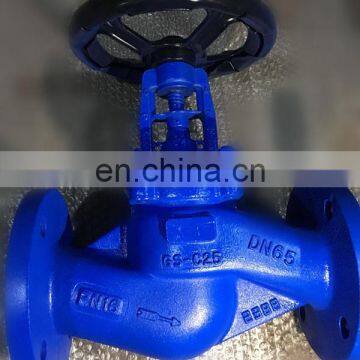 DIN Standard Bellow Sealed Globe Valve With Lubricating Nozzle