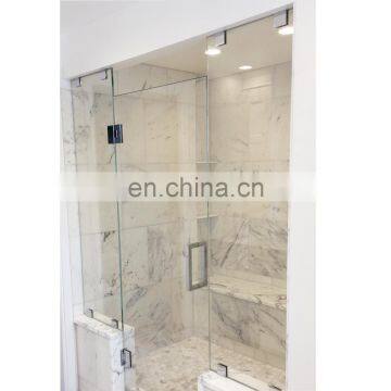 Custom-Made Frameless Tempered Glass Square Shower Room