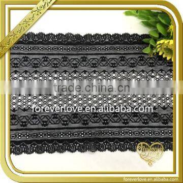 New design george lace for garment FLL-029Black