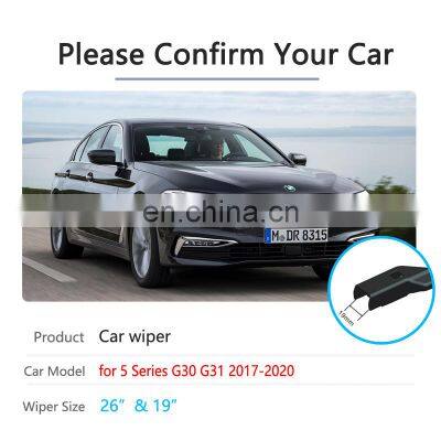 Car Wiper Blades for BMW 5 Series G30 G31 2017 2018 2019 520i 523i 528i 530i 535i 550i M5 518d 520d 525d 530d 535d M550d XDrive photo-2