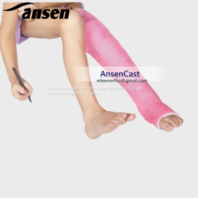 Free Sample Bone Fracture Orthopedic Casting Bandage Synthetic Fiber Glass Cast Polyester Cheap Price Cast Tape