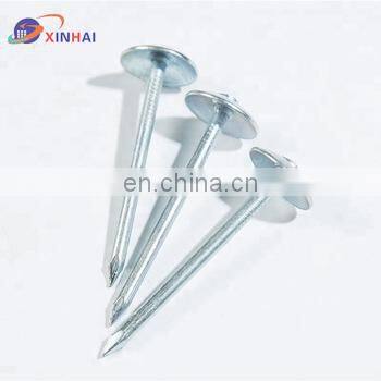 High Quality Iron Barbed Nails Checkered Spiral Smooth Shank Flat Roofing Nails photo-4