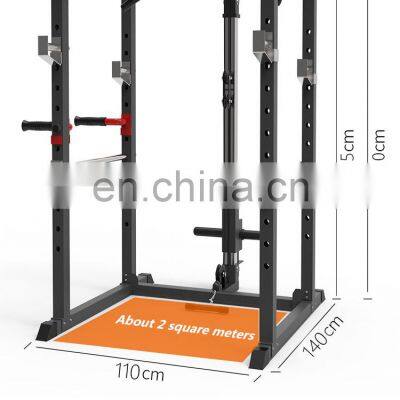 Chinese Manufacturers Use Fitness Equipment Heavy Duty Strength Training Device Squat Rack Weightlifting Half Rack photo-3
