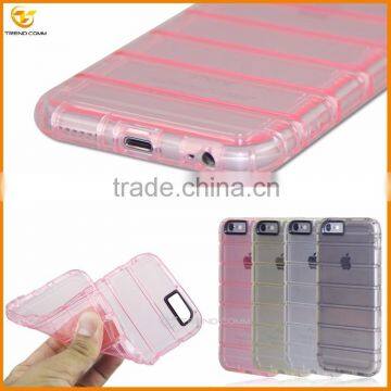 china supplier shockproof for iphone 6 clear tpu cover case