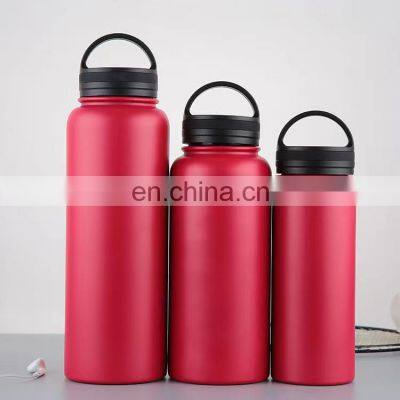 Wholesale Manufacturer 36 oz Handle Lid Bottle Insulated Coffee Thermos Vacuum Flasks