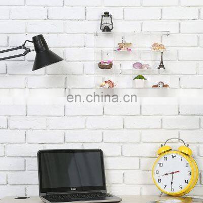 Wall Mount Clear Acrylic 12 Compartment Organizer Toy Display Rack