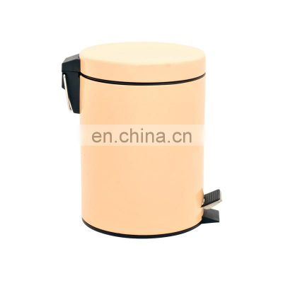 Cost-effective 3L 5L 12L Trash Can OEM Design Dust Bin  Steel Powder Rubbish Bin for Bathroom Kitchen Office