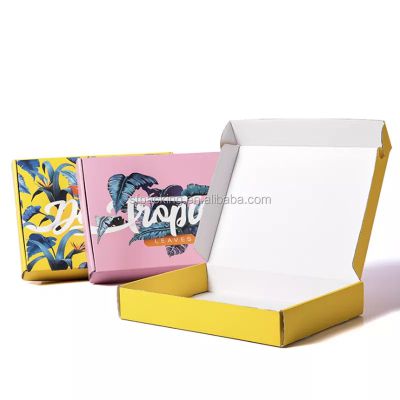 cardboard paper gift packaging customized corruagetd boxes