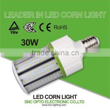 SNC ENEC/TUV/CE/RoHS IP64 30w led corn bulb