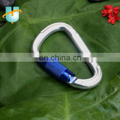25kn Safety Light Rock Climbing Rescue Gold Karabiner Aluminium Carabiner Hook for Indoor Outdoor Activity photo-3