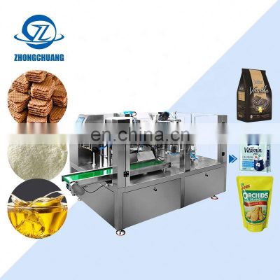 Old Mushroom Packaging for Rice Edible Oil Mustard Mask Doypack Small Pouch Packing Machine Price