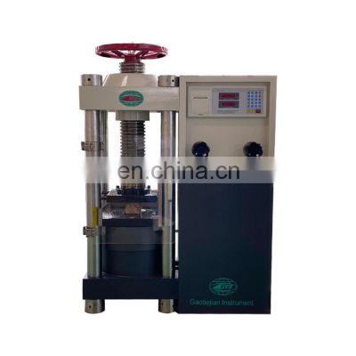 Manual adjustment compression testing machine 2000kn