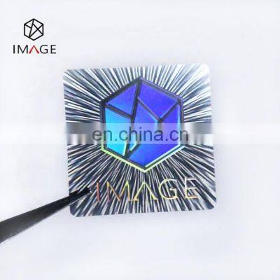 23mm Square Custom Authenticity Hologram Sticker for Sealing Cosmetic Box