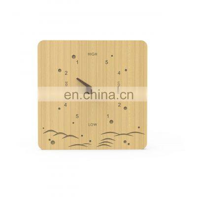 Natural Eco Friendly Home Decorative Simplicity Bamboo Tide Wall Clock photo-5